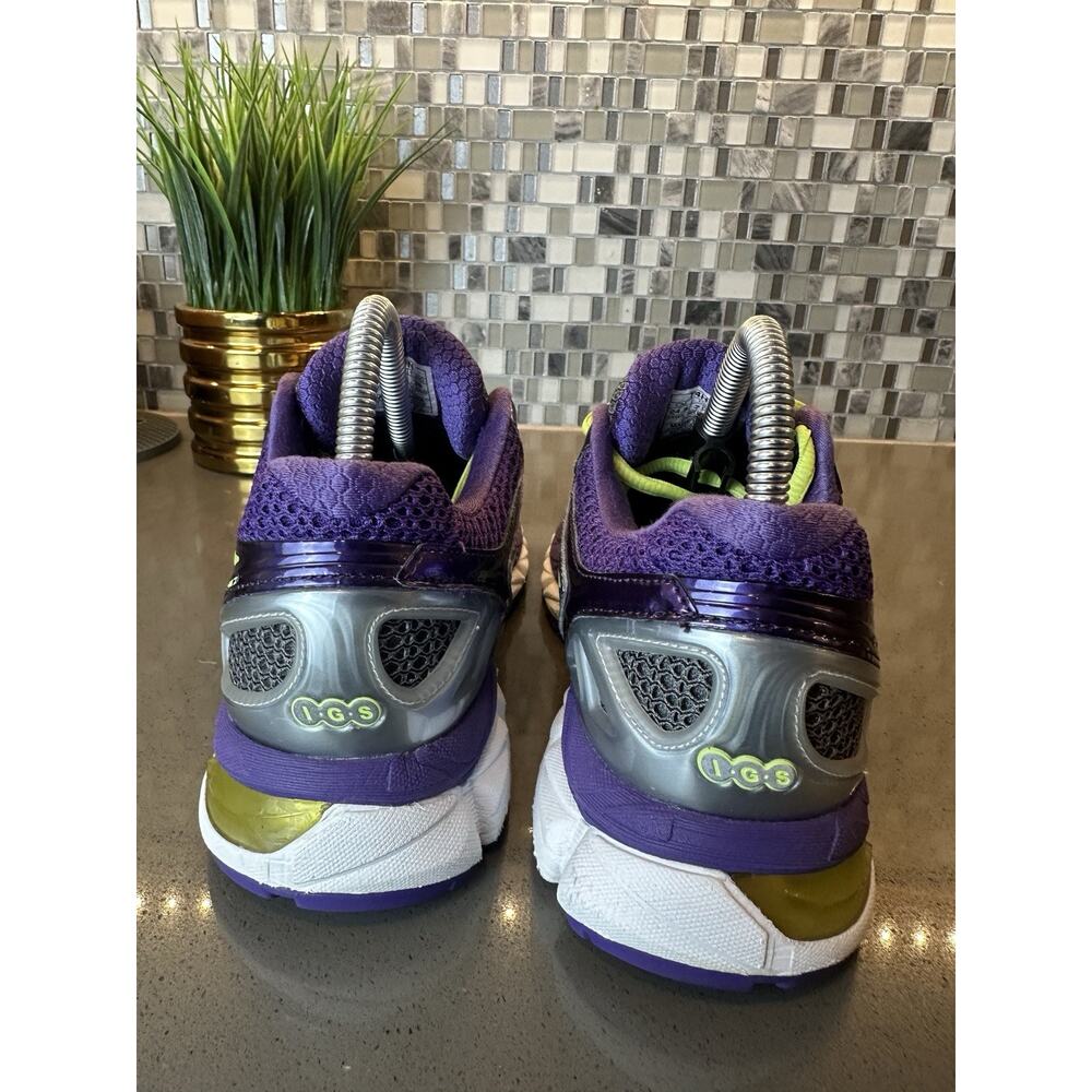 ASICS GEL Kayano 21 Women’s US 7.5 EU 39 Gray Purple Running Shoes T4H7N - Picture 14 of 16